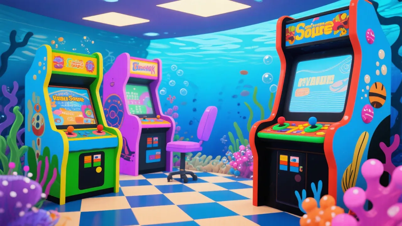 海底世界场景示意图